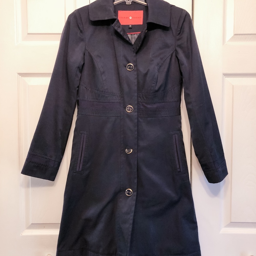 Ivanka Trump | Navy A-line jacket